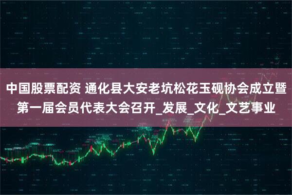 中国股票配资 通化县大安老坑松花玉砚协会成立暨第一届会员代表大会召开_发展_文化_文艺事业
